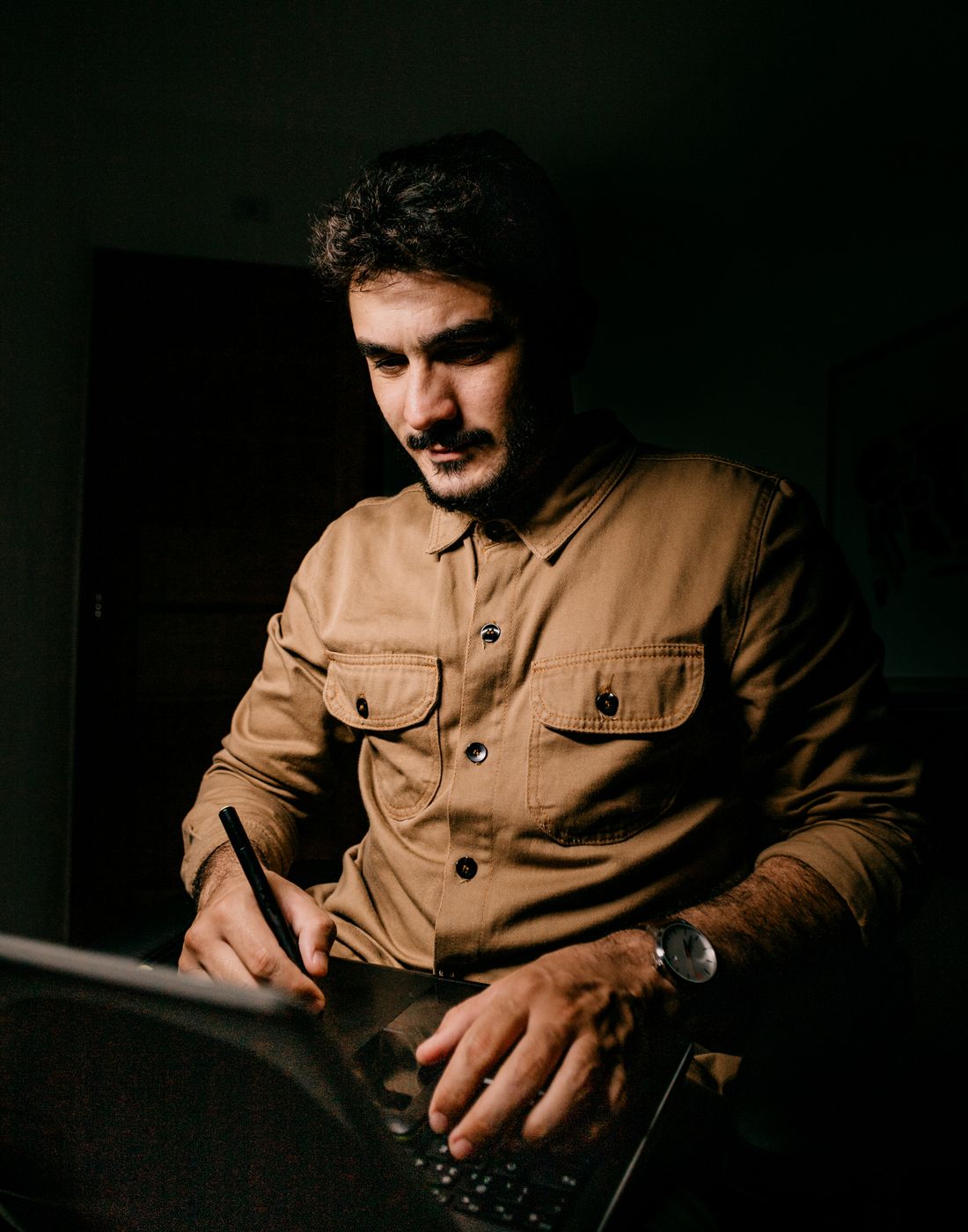 A strategist working on a digital campaign